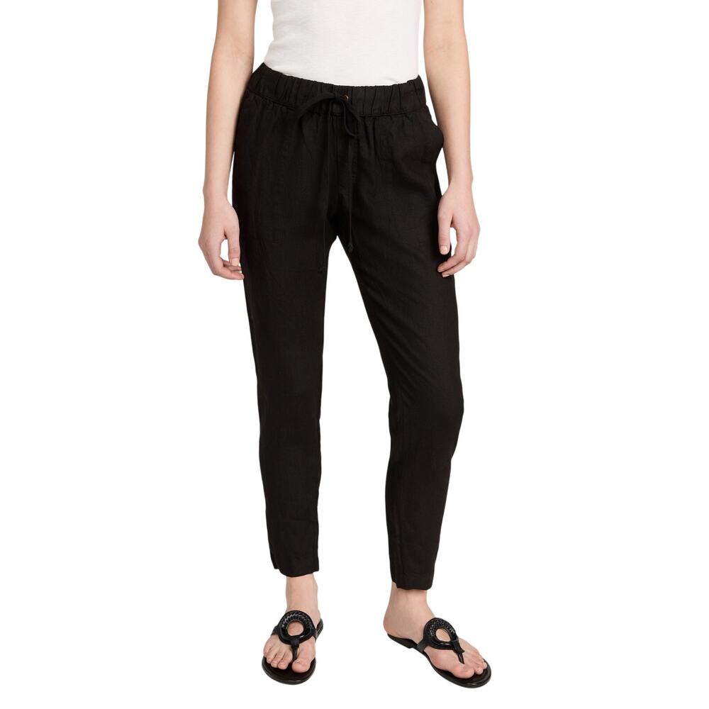 Enza Costa Relaxed Black Easy Pants Size 1